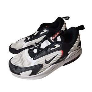NIKE Shoes Youth 3 Air Max Bolt‎ PS Black Bright Crimson Sneakers No-tie laces